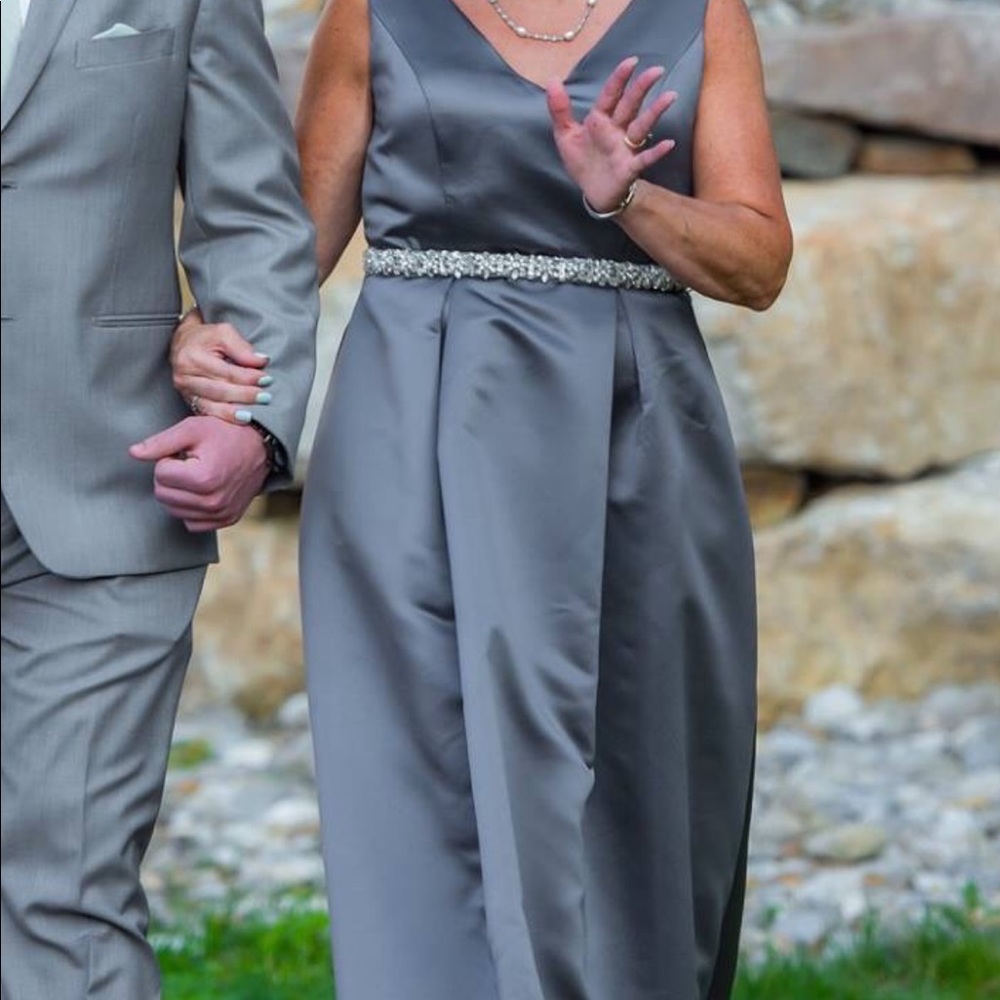 Bill Levkoff mother of the bride satin gown